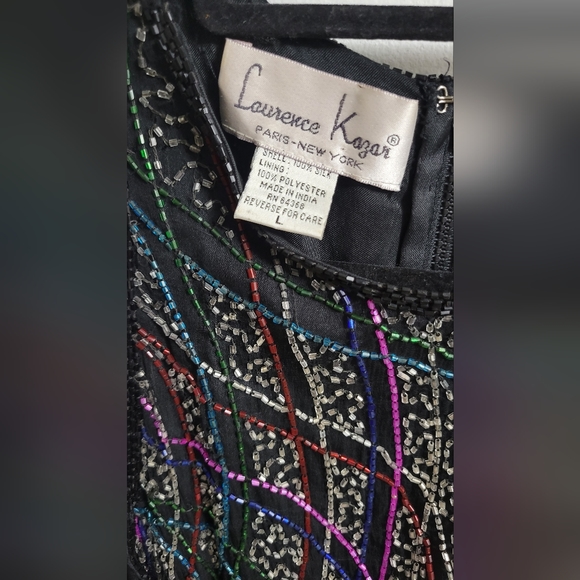 The endless sequins colourful studio 54 vintage top Size L - Picture 6 of 9